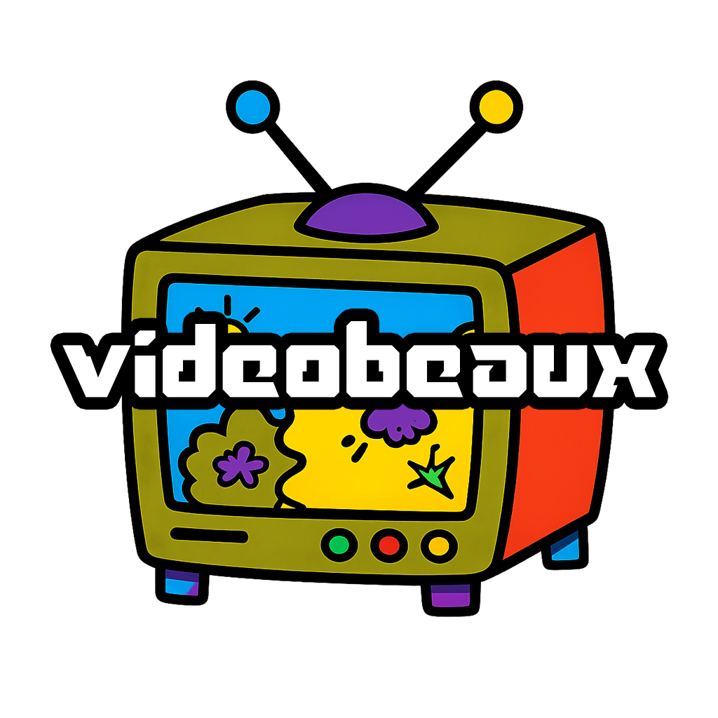 Videobeaux cartoon television logo